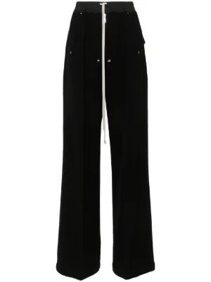 Rick Owens PHLEGETHON BELA TROUSERS パンツ Rick Owens Bela wide-leg Trousers | Black | FARFETCH UK
