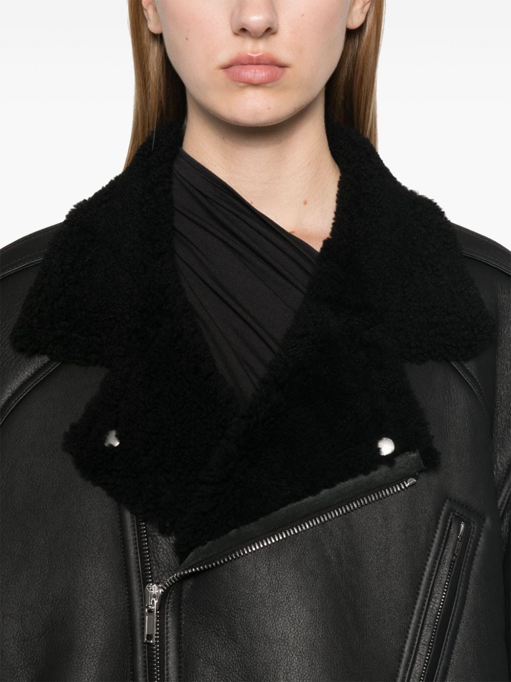 Shop Rick Owens Jumbo Luke Stooges Jacket In Black