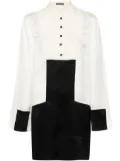 Alexander McQueen jacquard mini dress - Black
