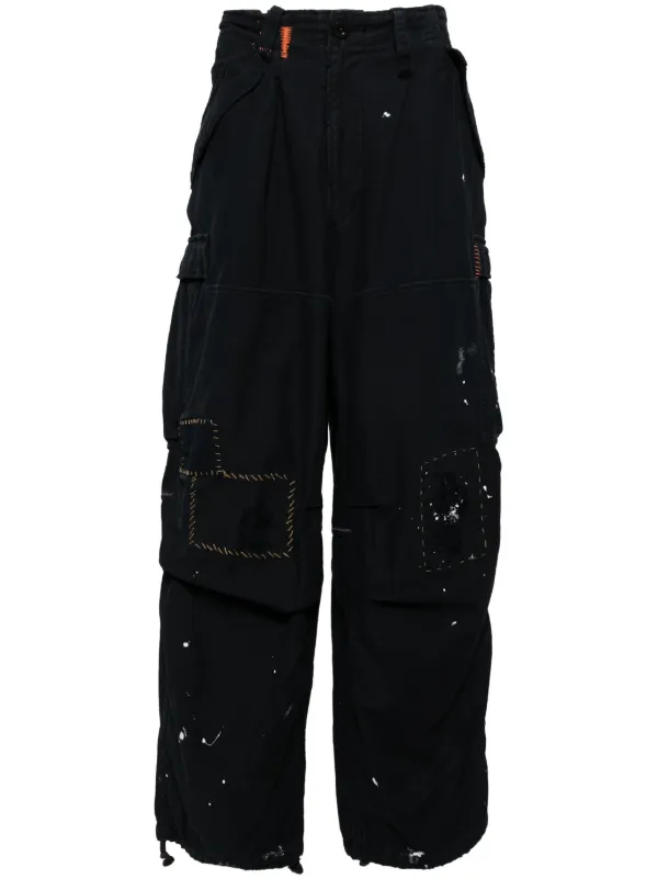Kolor ステッチディテール カーゴパンツ | ブルー | FARFETCH JP