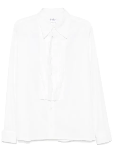 Yohji Yamamoto pintuck-detail shirt