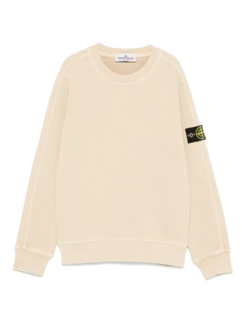 Stone Island Junior Compass badge sweatshirt