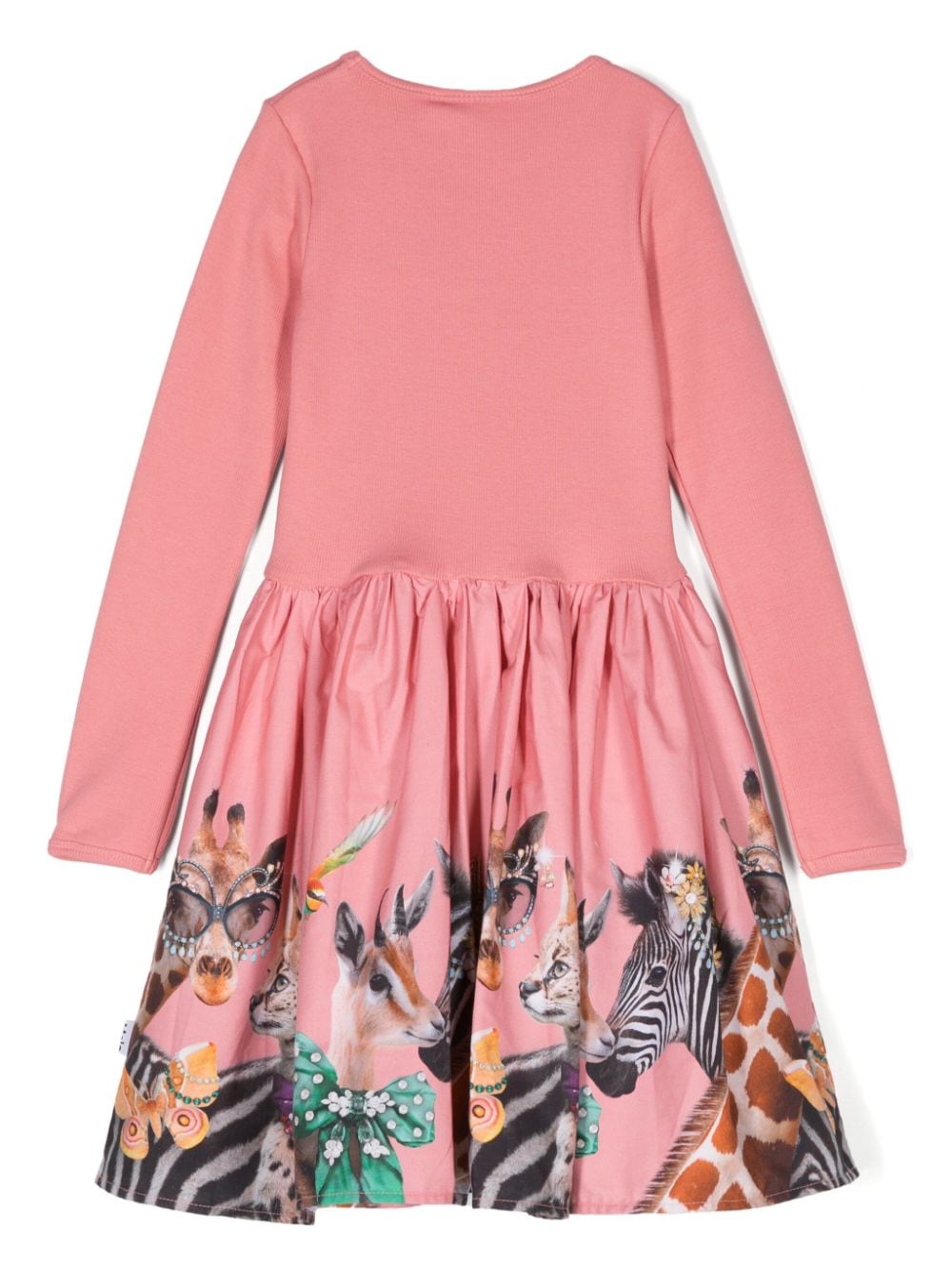 Molo Casie graphic-print dress - Roze