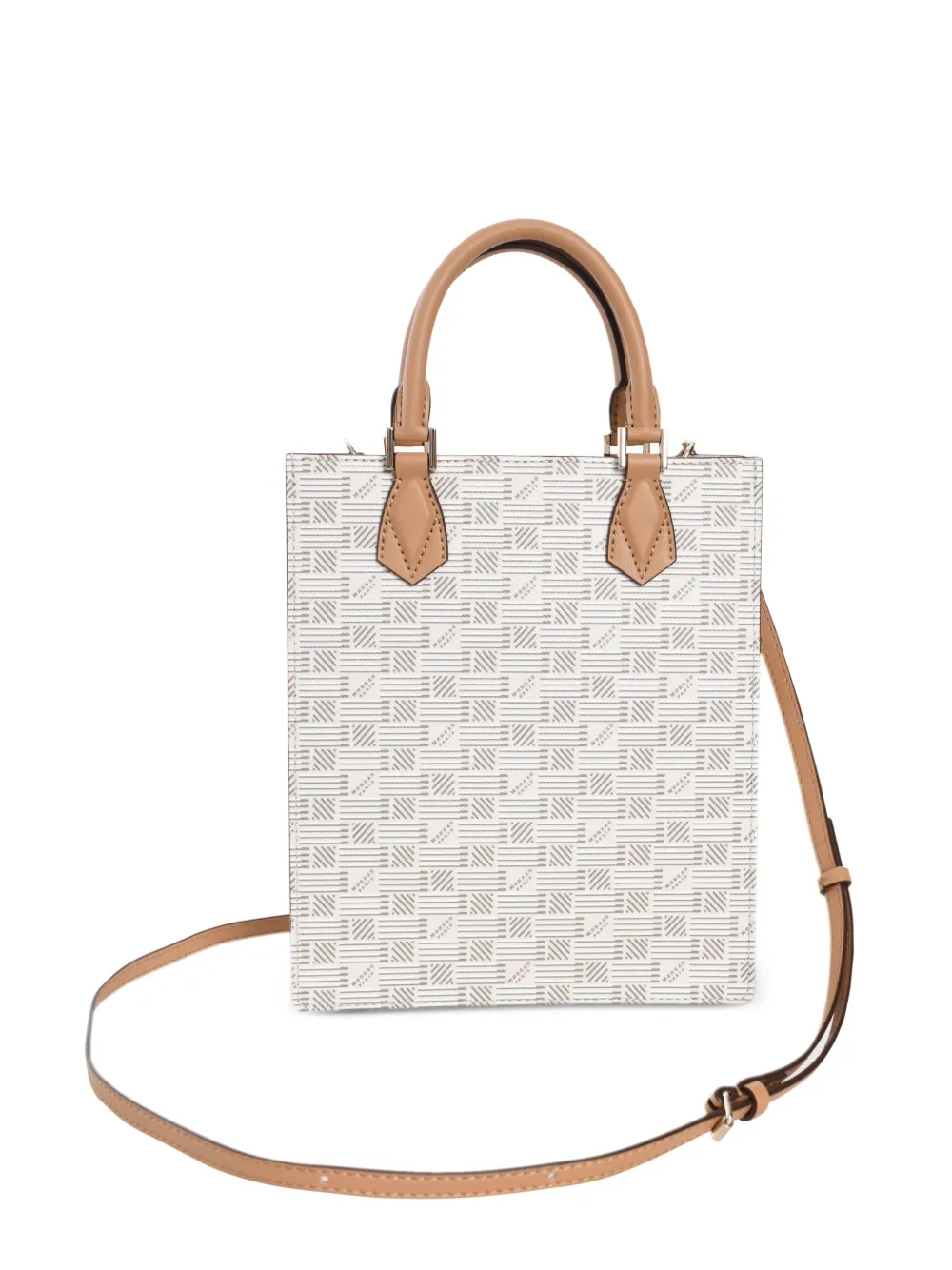 Moreau Shopper met monogramprint Beige