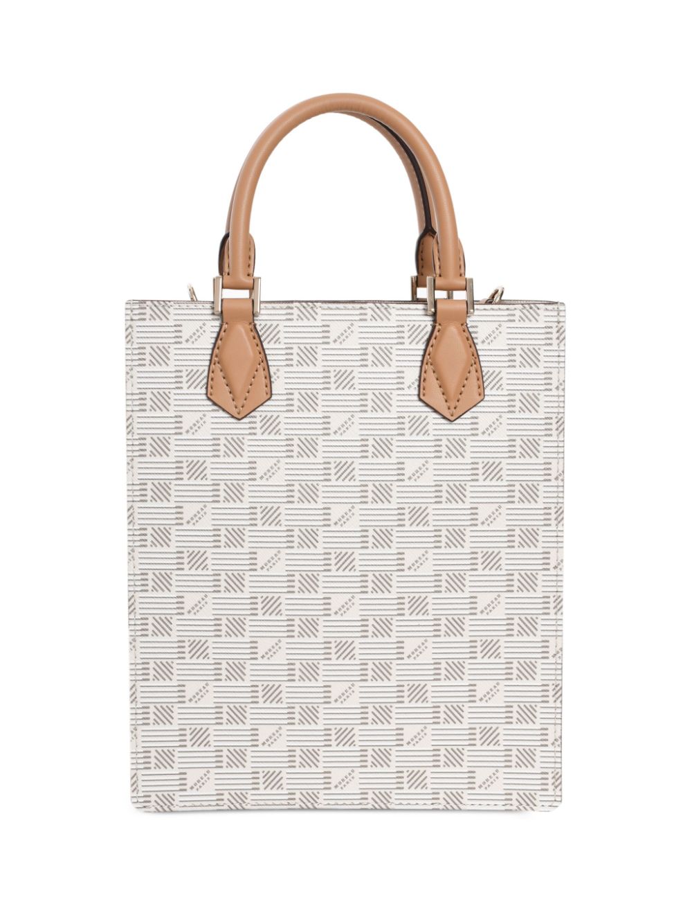 Moreau Shopper met monogramprint Beige