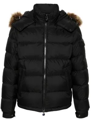 Moncler logo-patch Hooded Jacket | Black | FARFETCH