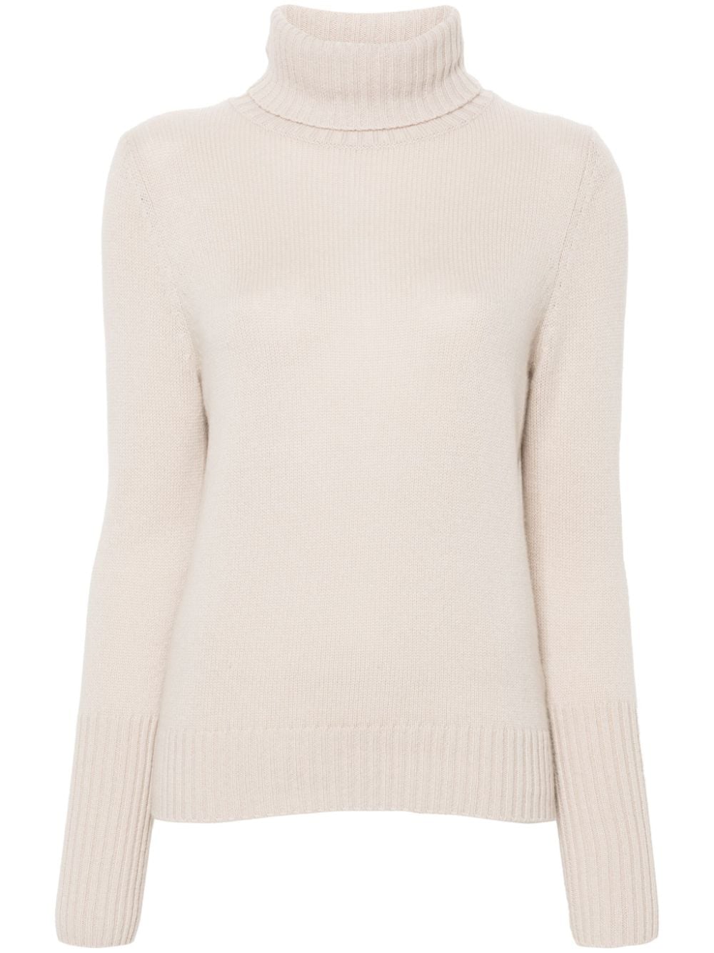 Shop Allude Cashmere Sweater In Neutrals