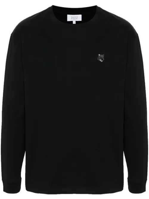 Sweat à appliqué Fox Head - Maison Kitsuné - Modalova