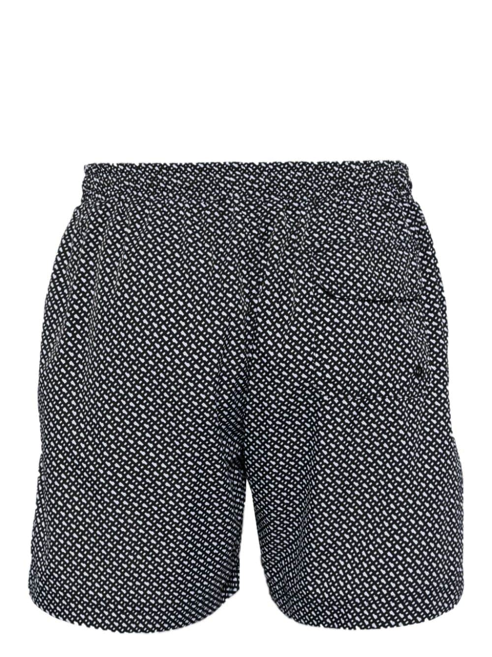 Shop Hugo Boss Hb Ciro Swim Shorts In Black