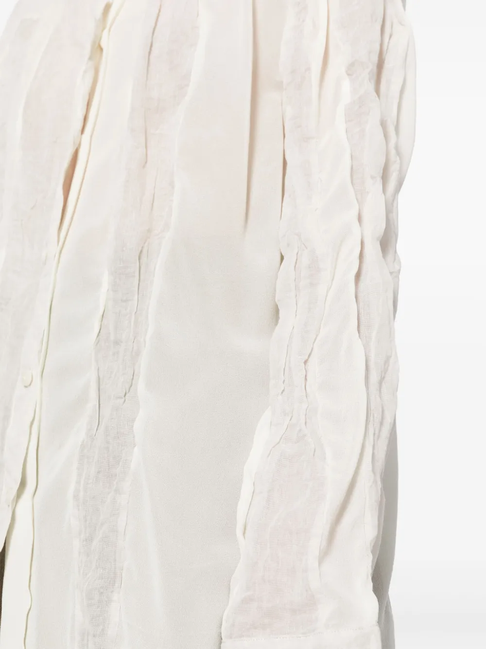 Christopher Esber Spliced blouse Beige