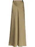 Christopher Esber front pocket bias maxi skirt - Neutrals