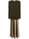 Christopher Esber Monument long dress - Green