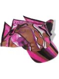 PUCCI Orchidee-print silk-twill cap - Pink