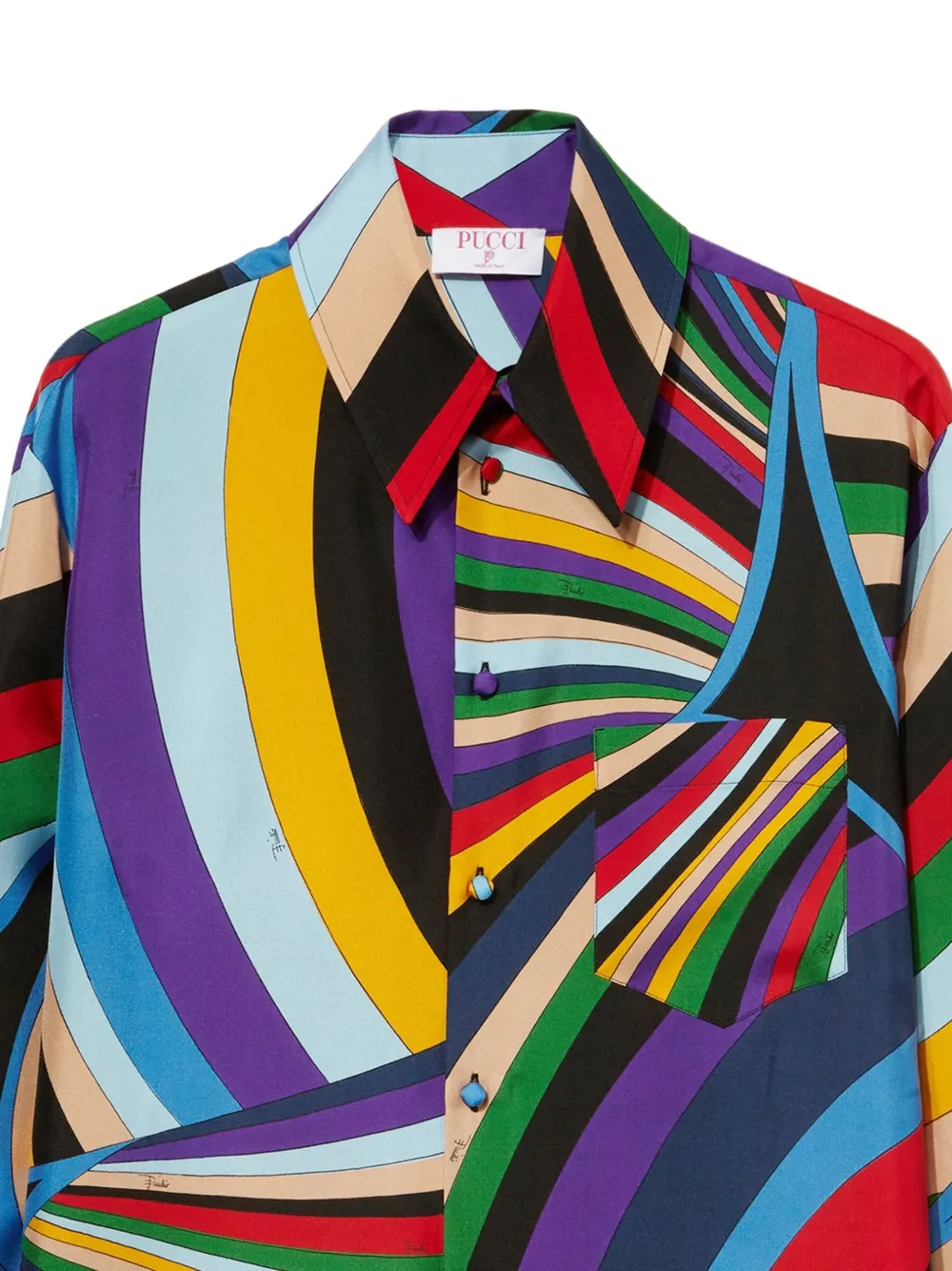 PUCCI Iride-print silk shirt | Image 2