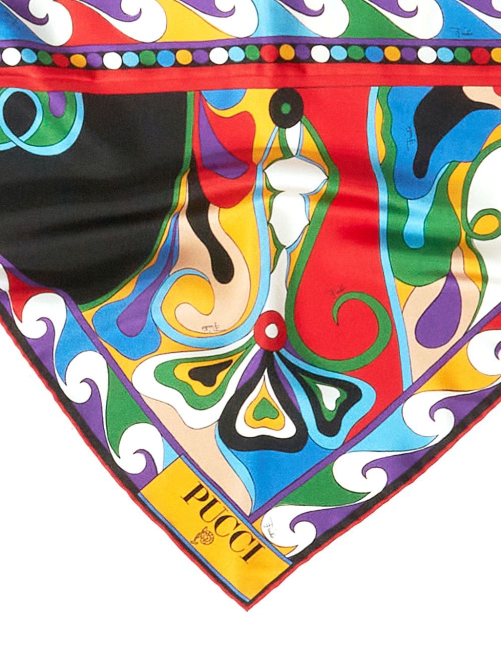 PUCCI Orchidee-print silk scarf - 1 MULTCOLOR