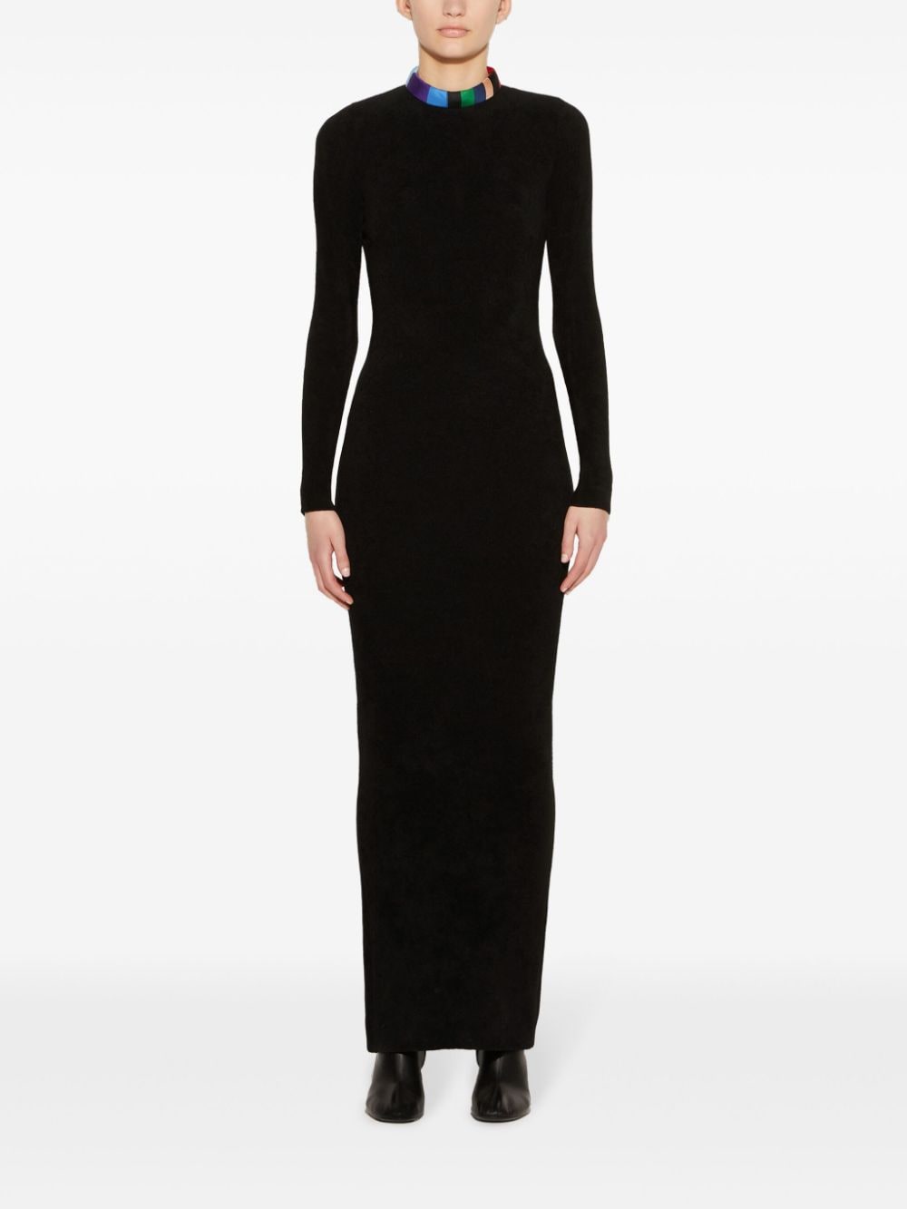 PUCCI knitted maxi dress - Zwart