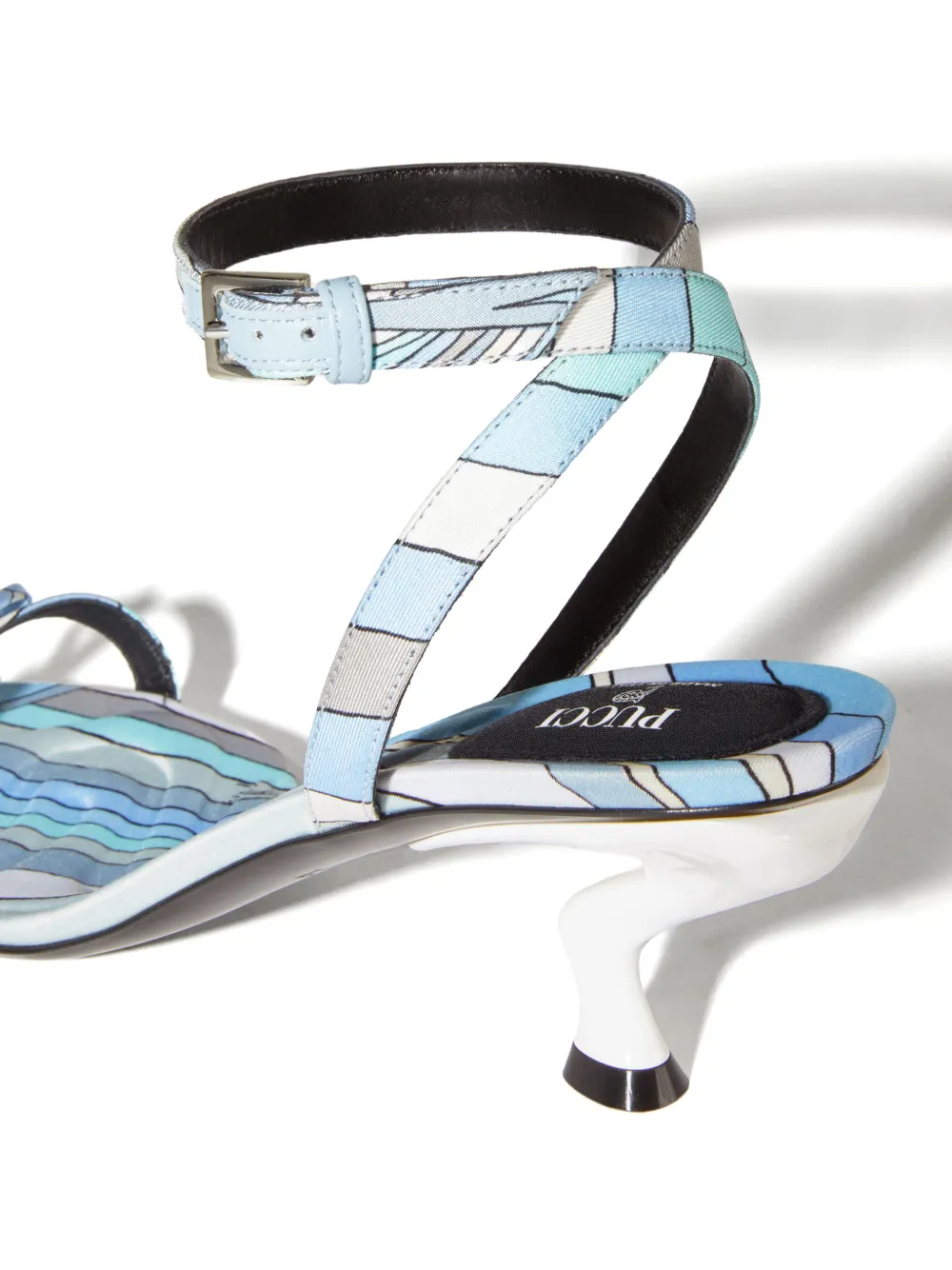 PUCCI Sandalen met Iride-print Blauw