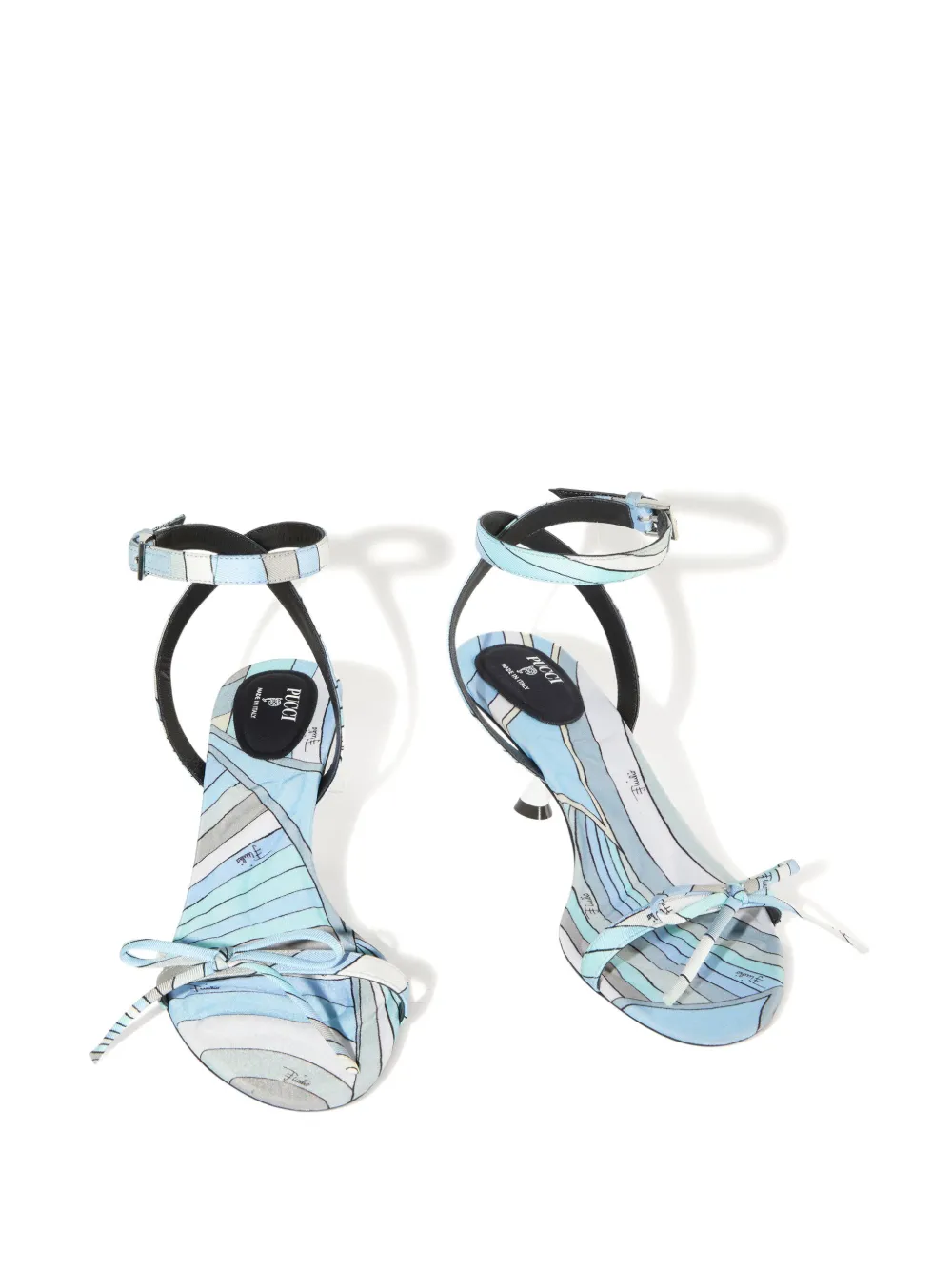 PUCCI Sandalen met Iride-print Blauw
