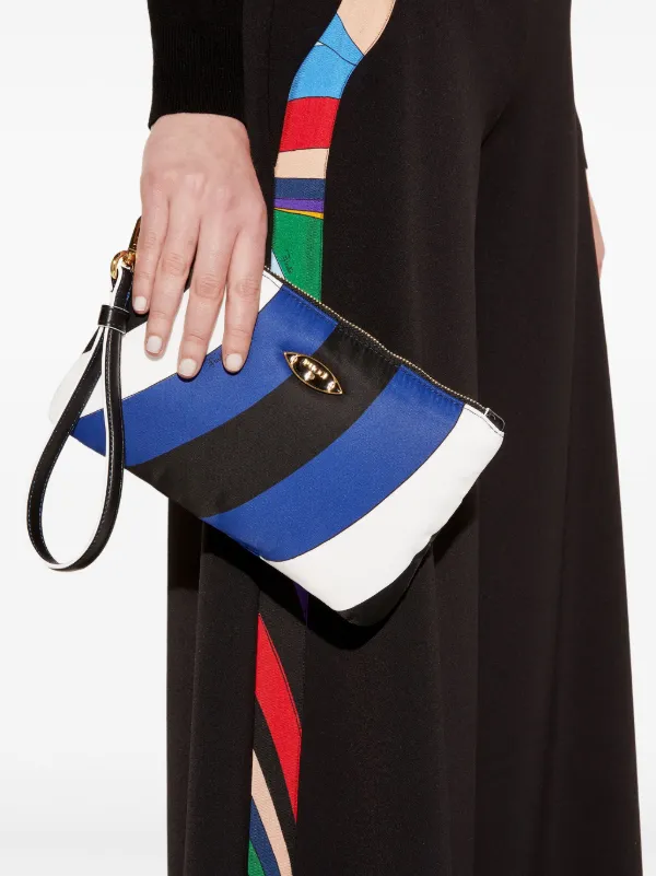 PUCCI Yummy クラッチバッグ | ブルー | FARFETCH JP