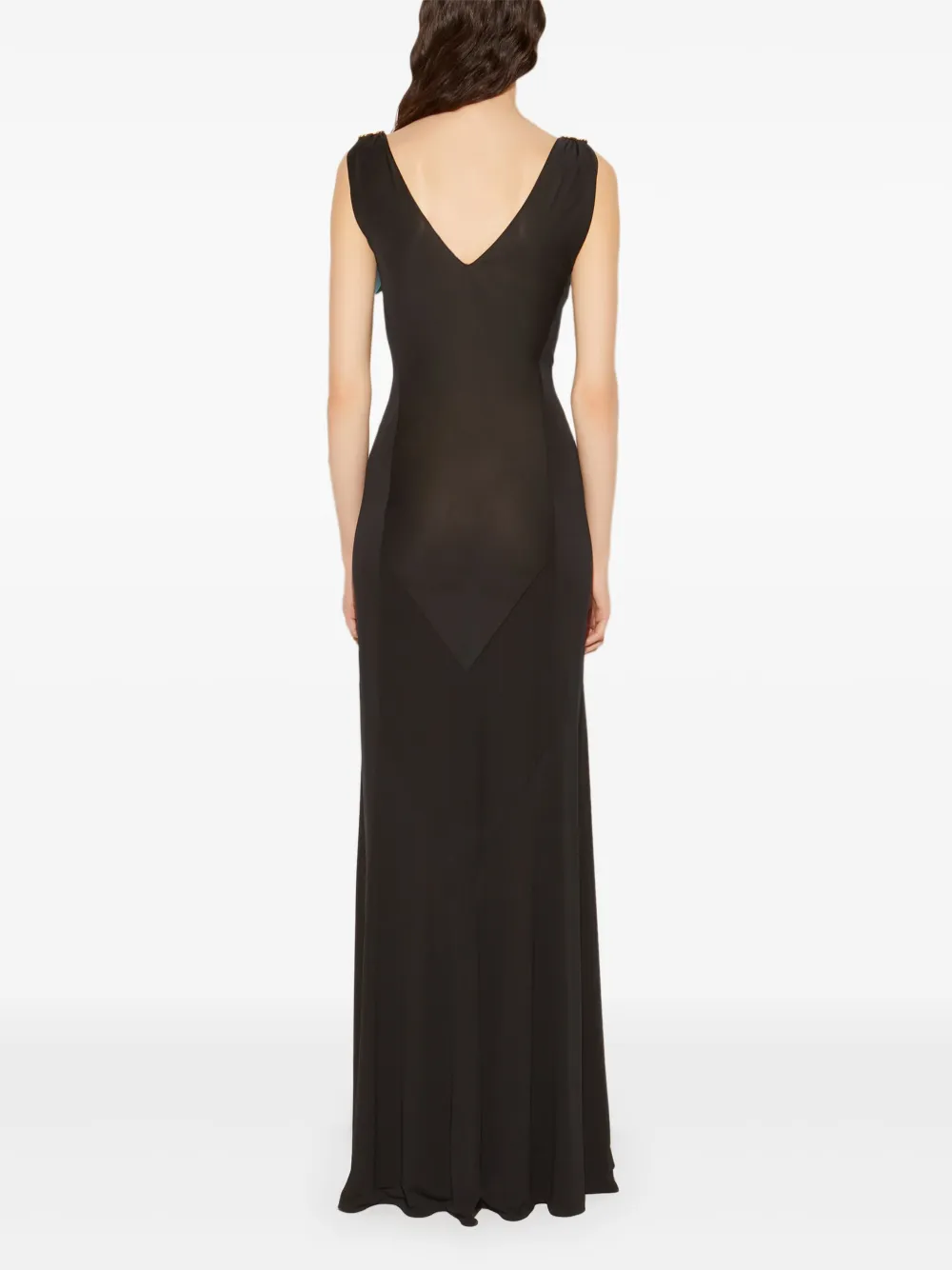 PUCCI Maxi-jurk met strikdetail Zwart