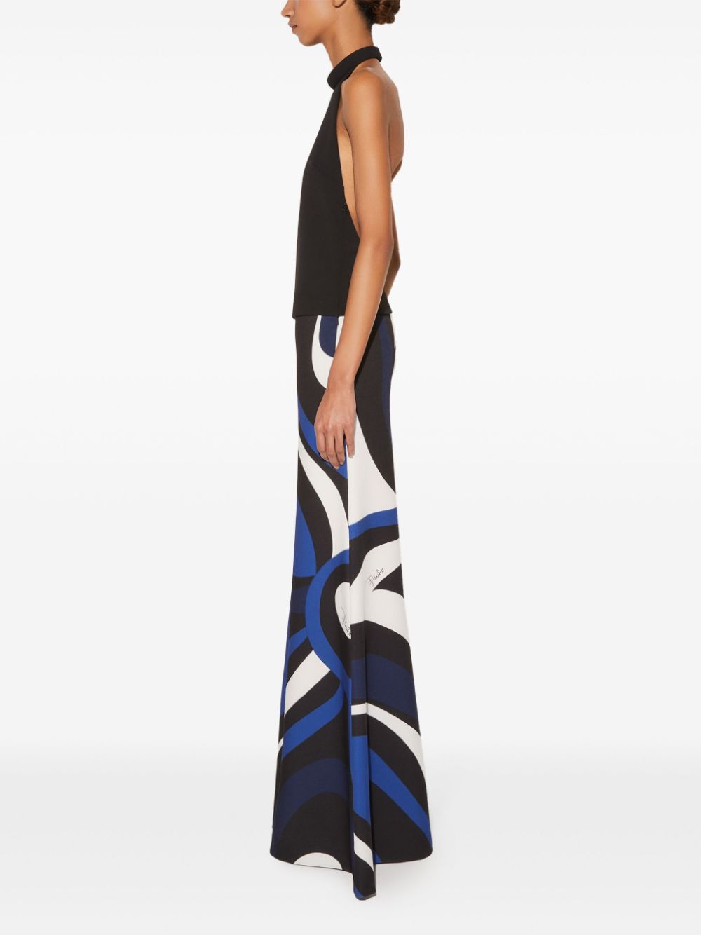 Shop Pucci Marmo-print Jumpsuit In Black