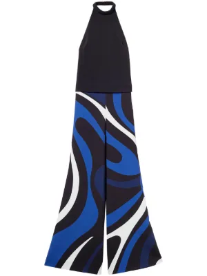 EMILIO PUCCI マルモ ベルト付きデニムジャンプスーツ EMILIO PUCCI マルモ ベルト付きデニムジャンプスーツ