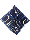 PUCCI large Marmo-print silk scarf - Blue