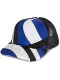 PUCCI Iride-print mesh cap - Blue