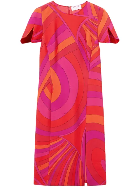 PUCCI vestido midi con estampado Iride