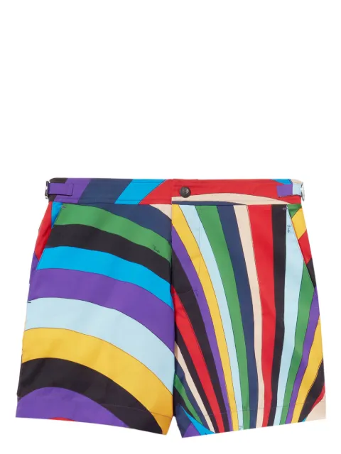 PUCCI Iride-Print swim shorts