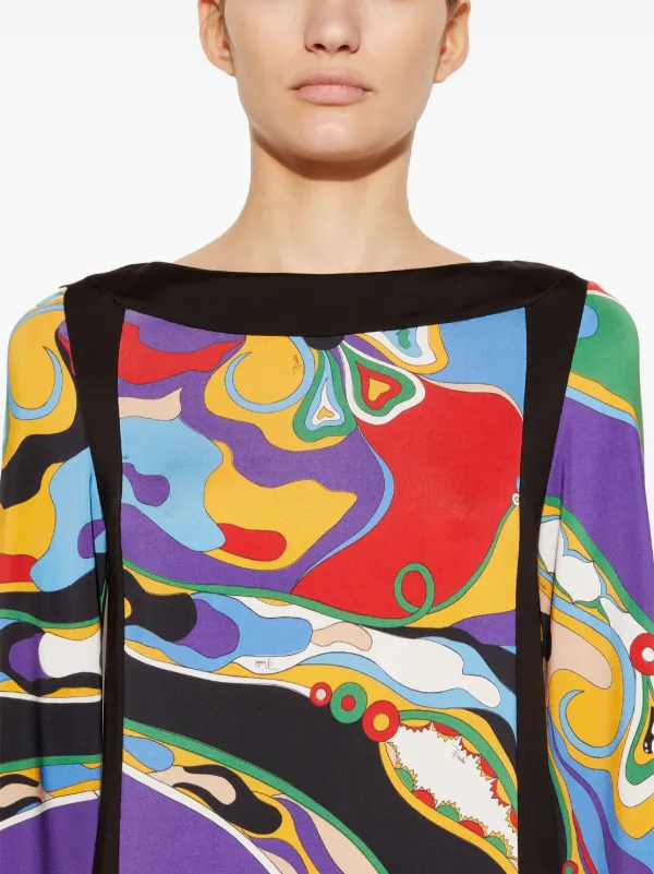 PUCCI Orchidee-print Mini Dress | FARFETCH