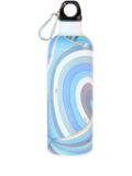 PUCCI Iride-print thermo bottle - Blue