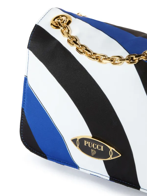 PUCCI クロスボディバッグ PUCCI graphic-print Crossbody Bag | Blue | FARFETCH