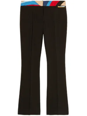 【Emilio Pucci】 シルク クロップド ワイドレッグパンツ PUCCI(プッチ) パンツ(レディース) - 海外通販のBUYMA