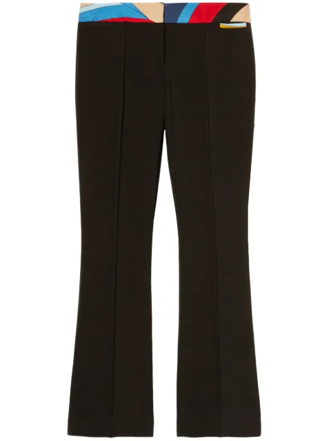 PUCCI pantalones capri con estampado abstracto
