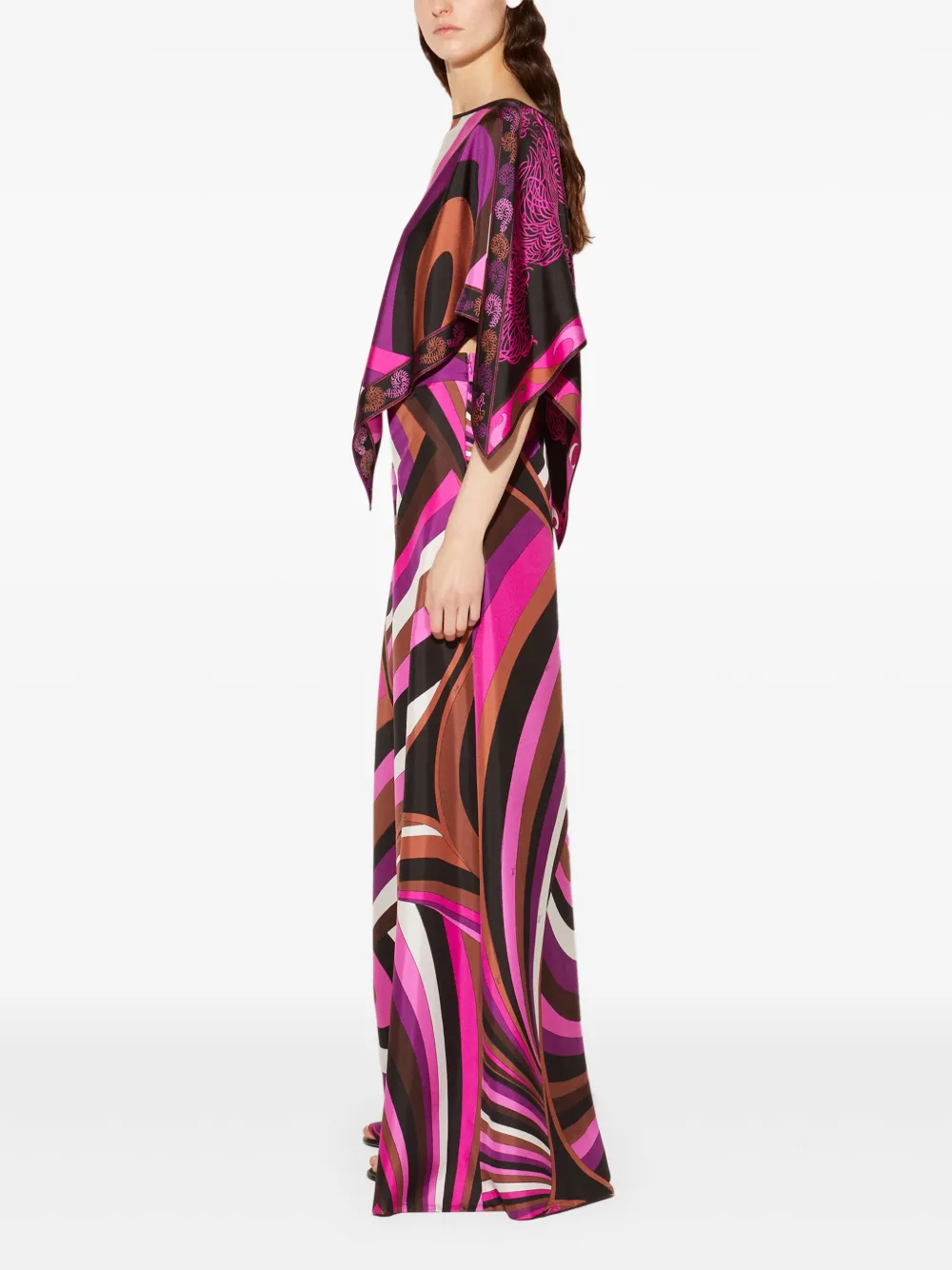 PUCCI Broek met logoprint Paars