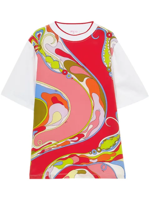 PUCCI Orchidee-print t-shirt 
