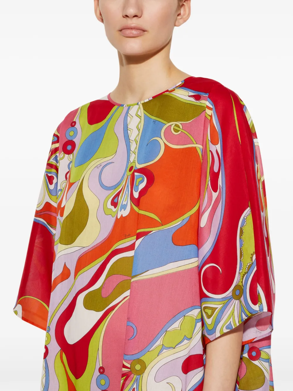 PUCCI Tuniek met Orchidee-print Roze