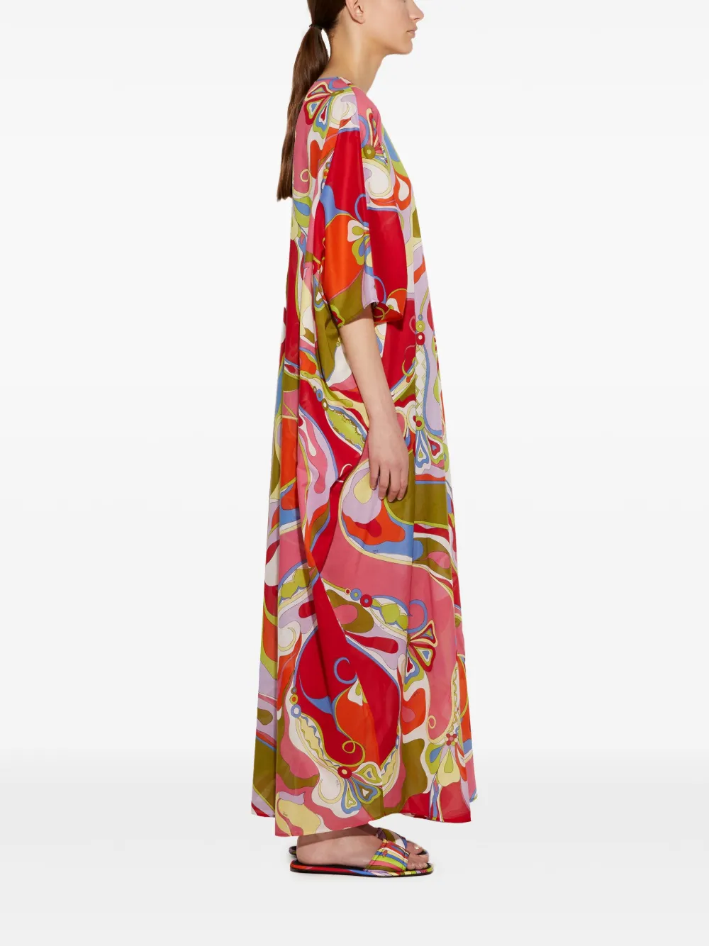PUCCI Tuniek met Orchidee-print Roze