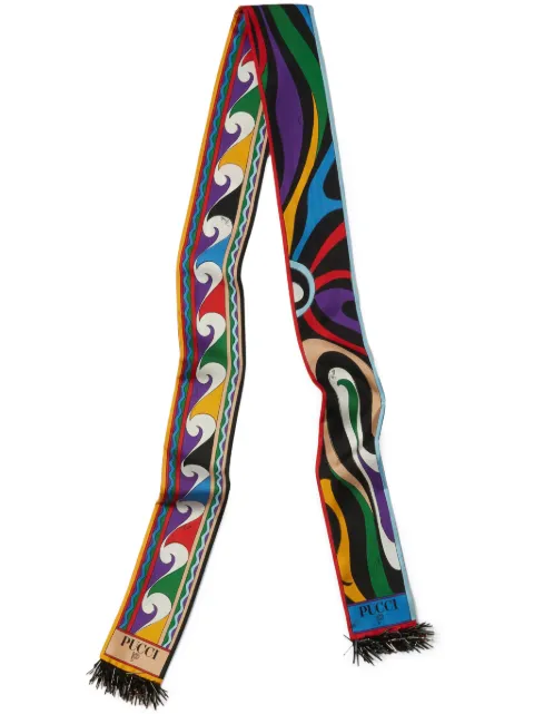 PUCCI Marmo-print silk scarf 