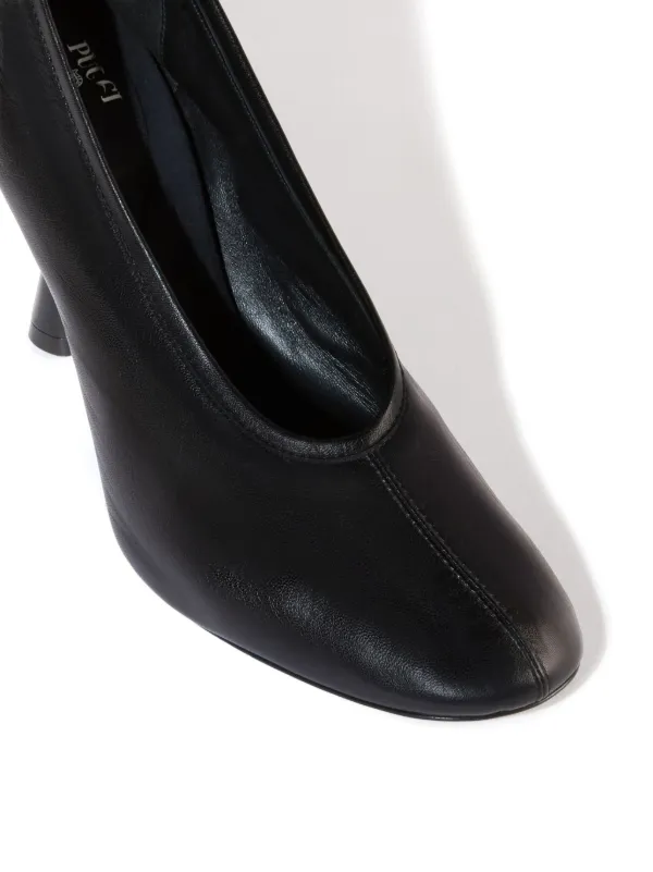 どれみ　OUR レザーパンプス　ブラック　24.0 Liisa レザー製 パンプス ブラック – The Row