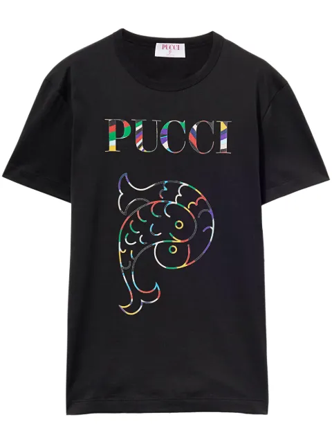 PUCCI logo-print cotton T-shirt