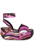 PUCCI Pucciami platform sandals - Pink