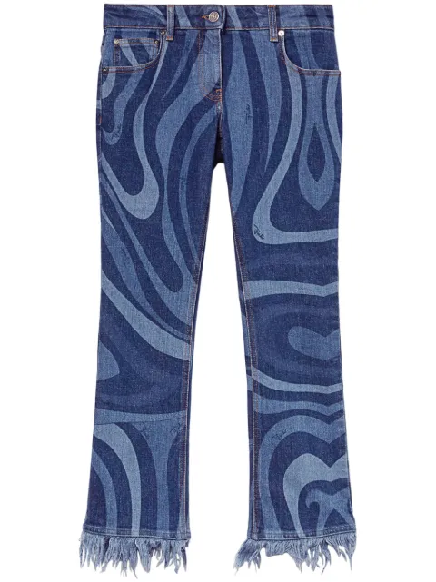 PUCCI Marmo-print jeans