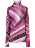 PUCCI Iride-print top - Pink