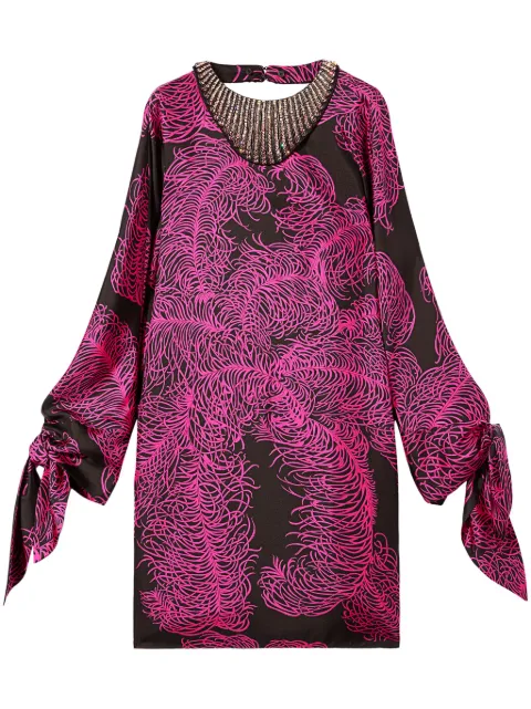 PUCCI Struzzo-print silk kaftan 