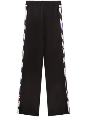 Emilio Pucci シルク クロップド ワイドレッグパンツ EMILIO PUCCI - 美品 エミリオプッチ EMILIO PUCCI パンツ