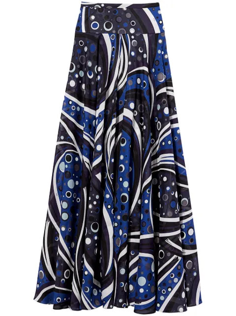 PUCCI falda con estampado fontane