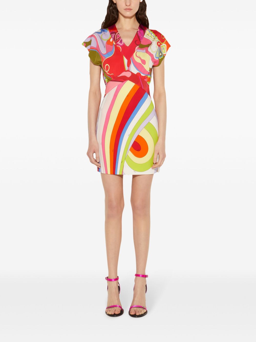 PUCCI Jurk met print - Rood