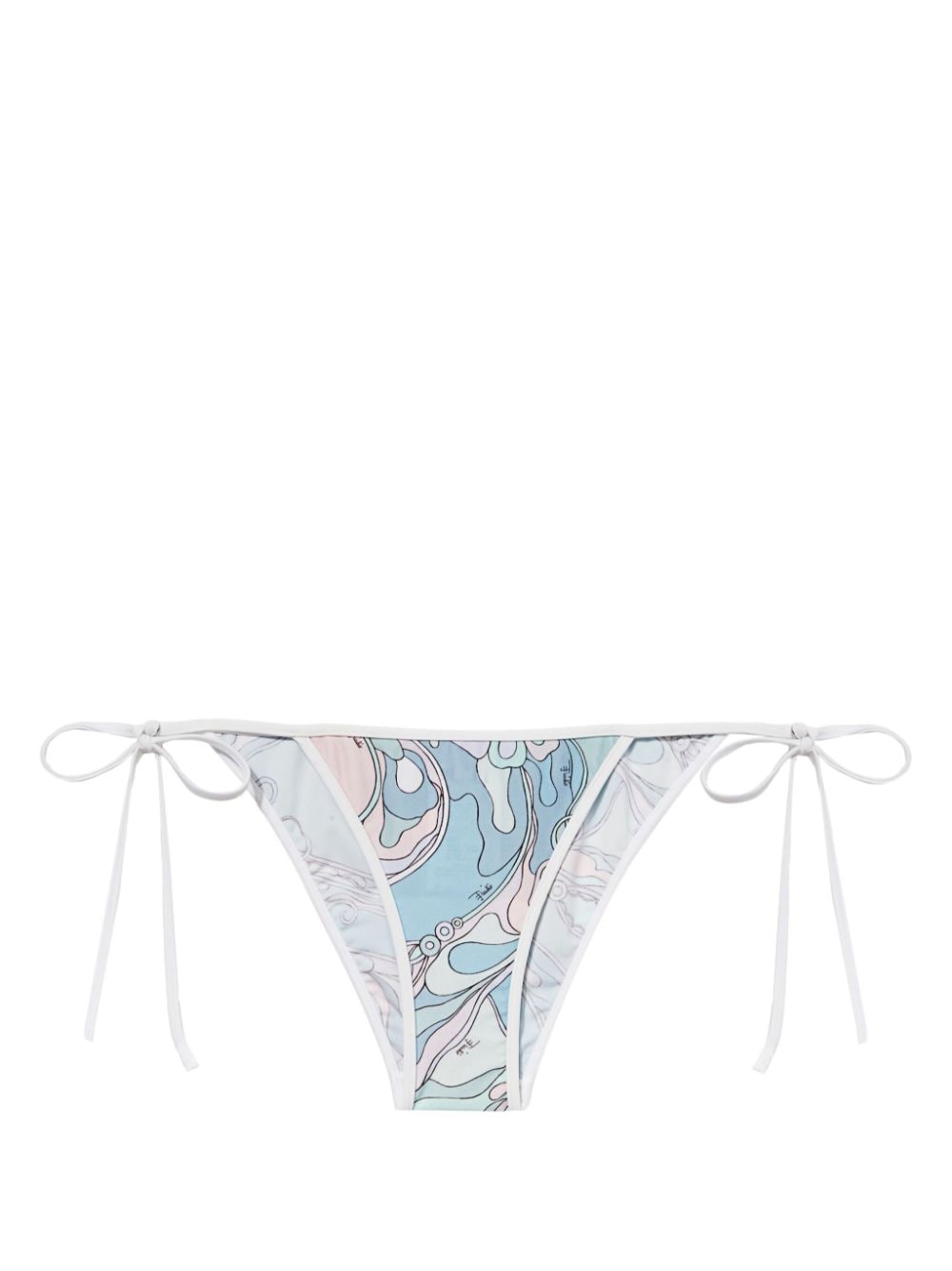 Pucci Orchidee Bikini Bottoms In Blue